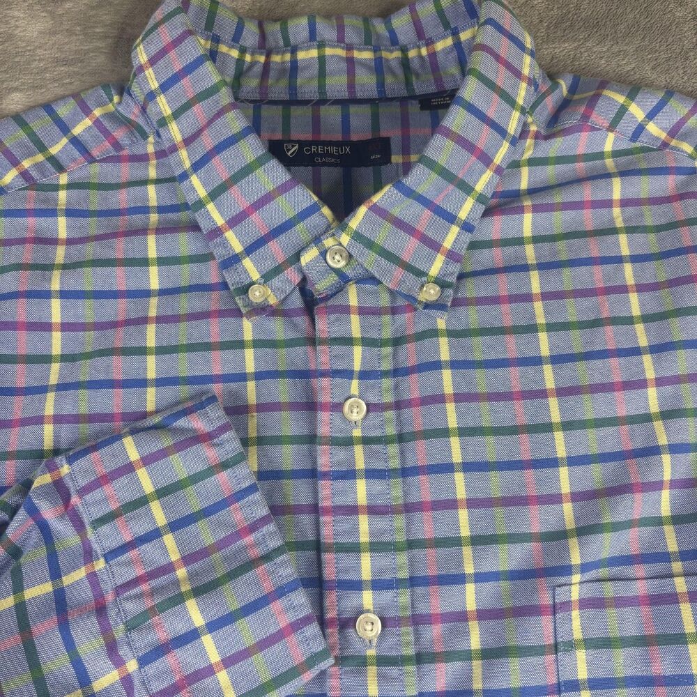 Cremieux‎ Classics Shirt Mens 4XT Plaid Button Down Long Sleeve Dress Shirt